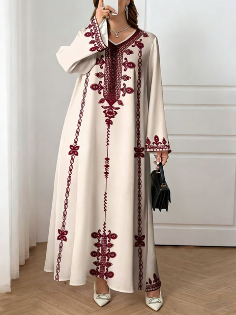 Women's Casual Loose Elegant Robe Dress