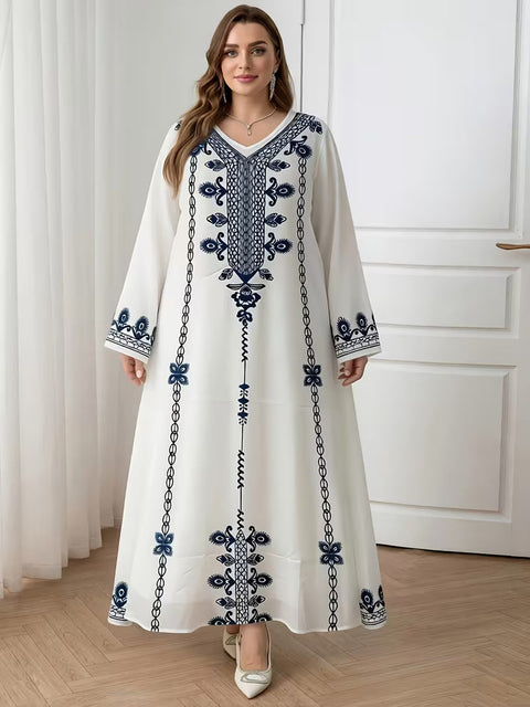 Women's Casual Loose Elegant Robe Dress