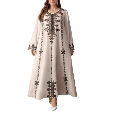 Women's Casual Loose Elegant Robe Dress