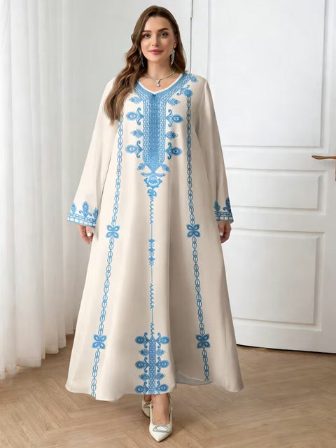 Women's Casual Loose Elegant Robe Dress