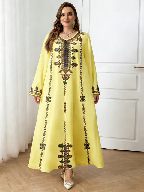 Women's Casual Loose Elegant Robe Dress