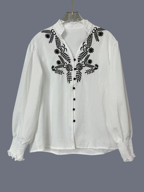 Autumn New Style Fashion Single-Breasted Long-Sleeve Shirt For Women
