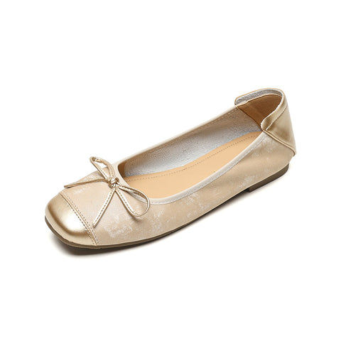 Women's Soft-soled Low-cut Bow-tie Flat Shoes