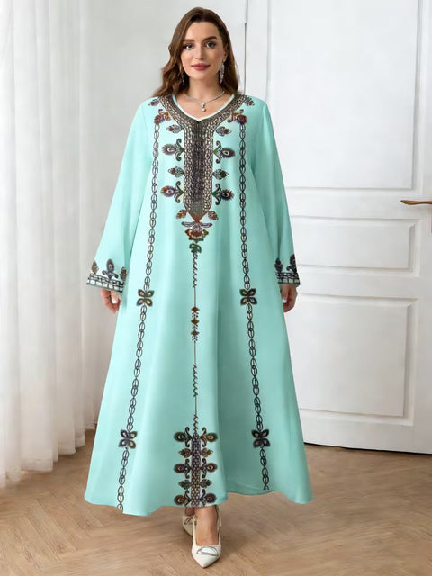 Women's Casual Loose Elegant Robe Dress