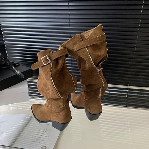 European And American-style High Boots For Women