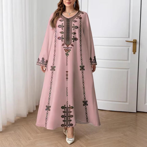 Women's Casual Loose Elegant Robe Dress